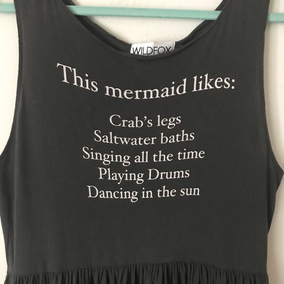 Wildfox Mermaid Sleeveless Babydoll Dress - Picture 4 of 8